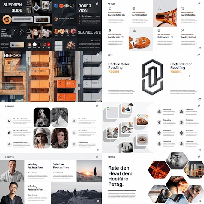 design custom, modern, sales presentation, powerpoint templates, slides service