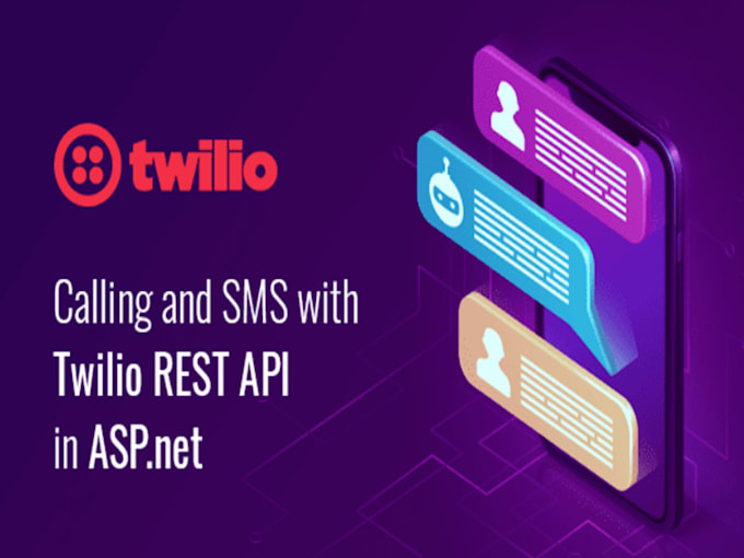 create twilio SMS, voice call and conference call