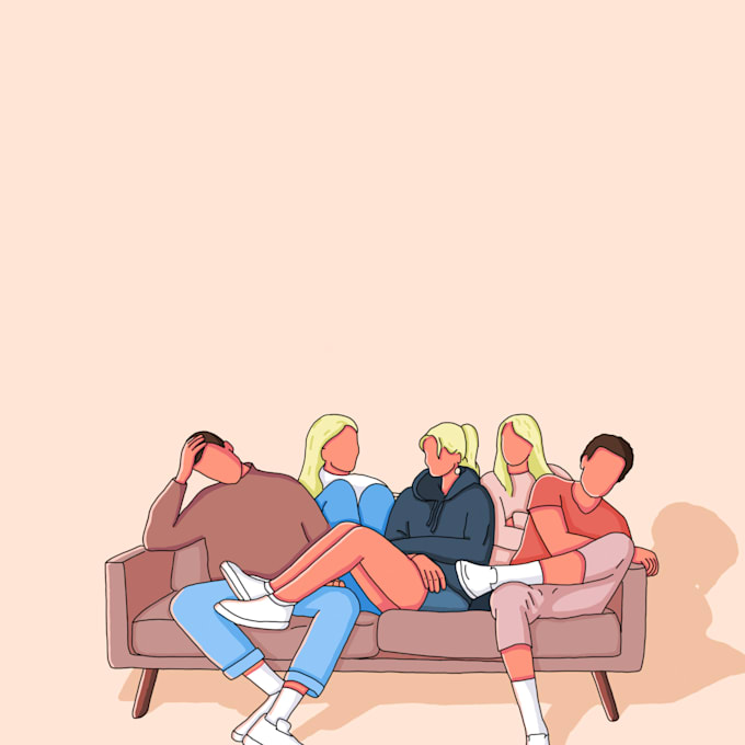 draw character and object illustration