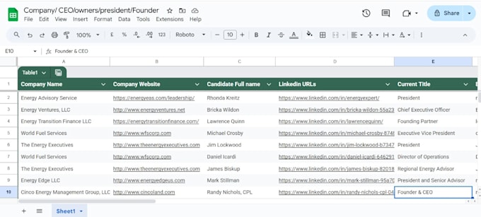 source candidates through linkedin