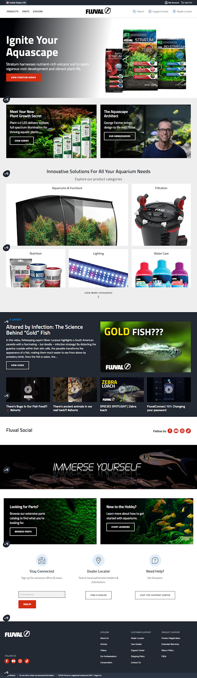 build aquarium ecommerce website pet store to sell tanks fish and supplies