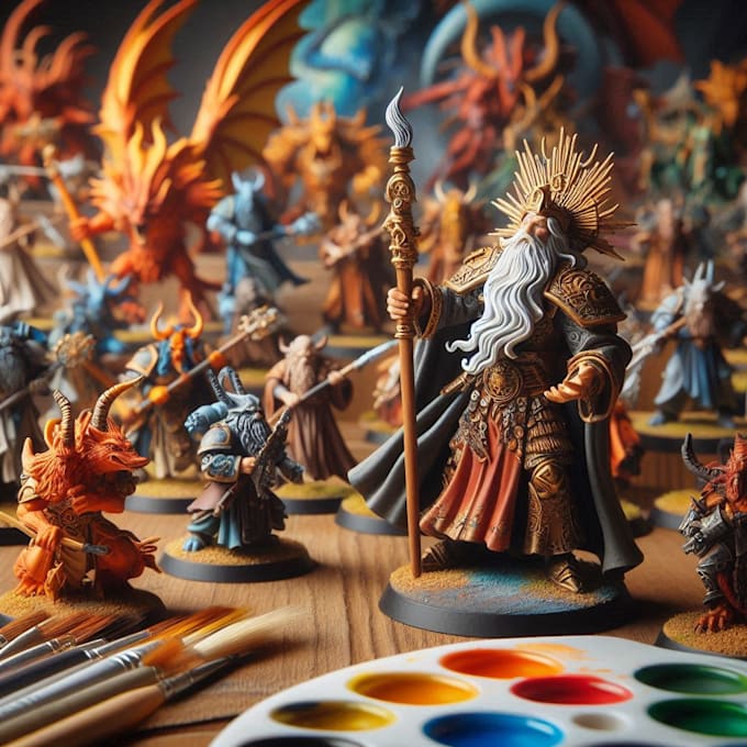paint your warhammer 40k or as miniature
