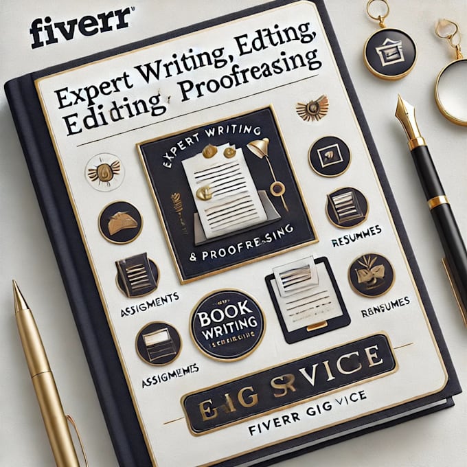 professionally write, edit, proofread assignments, books, resumes, and more