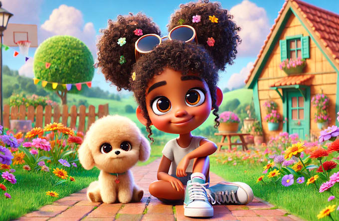 do children book illustration and cover and children story book illustration