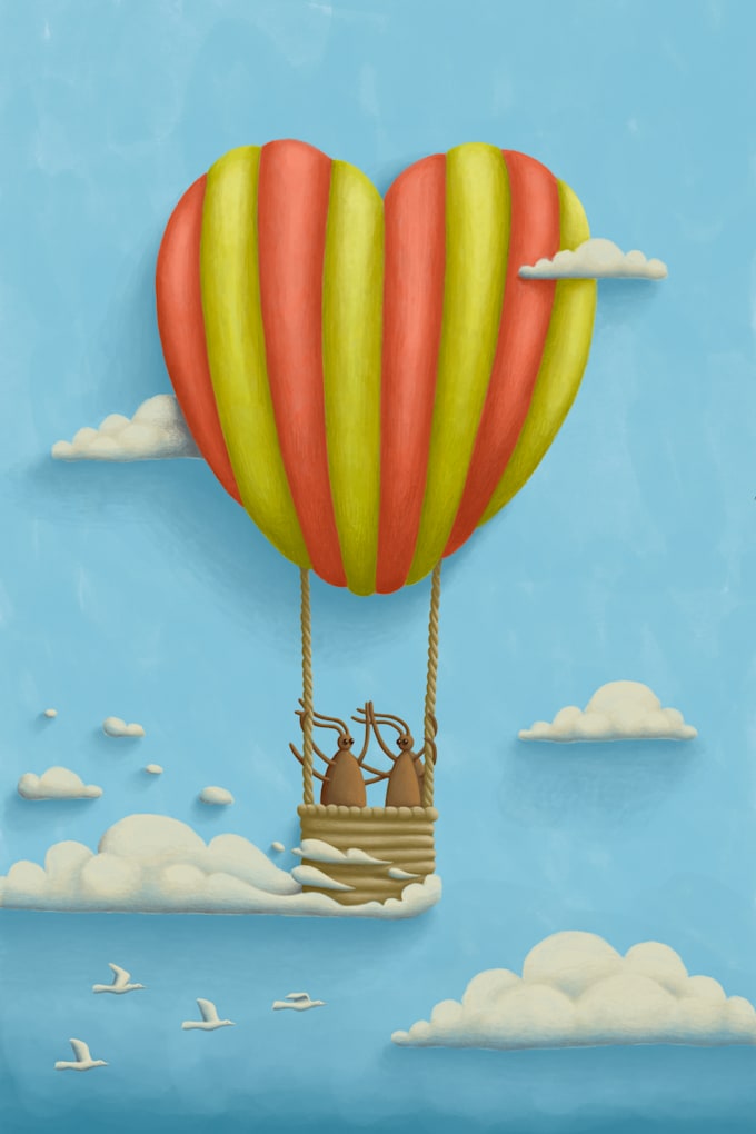 create warm and friendly illustrations