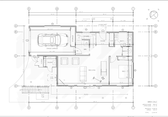 draft architectural and structural drawings in revit
