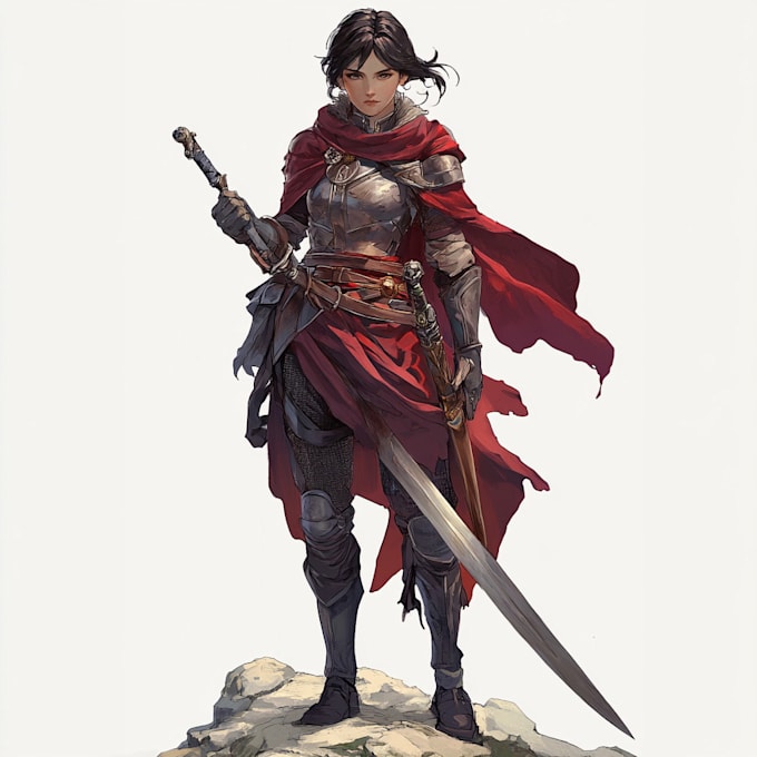 create character art, dnd, and game art