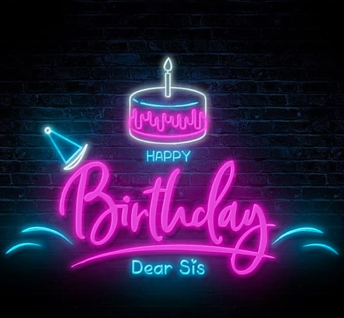 professional custom neon logo design glowing effect