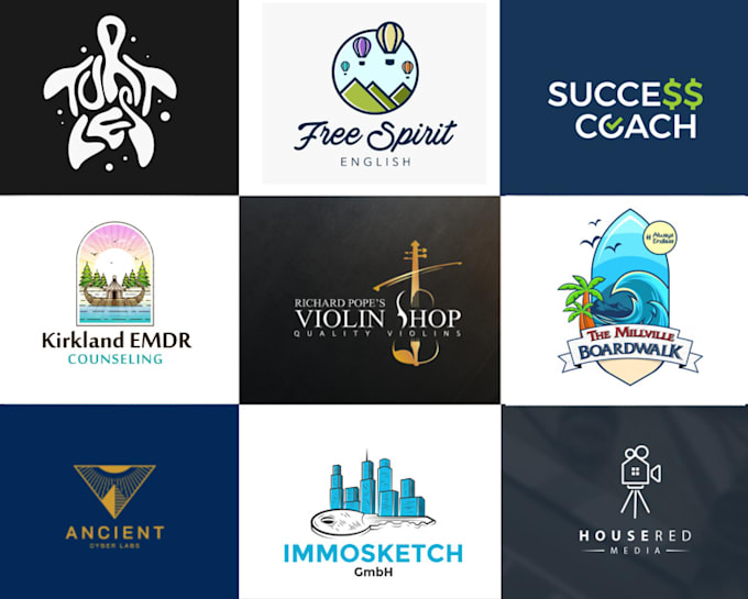 create a custom vintage retro logo design