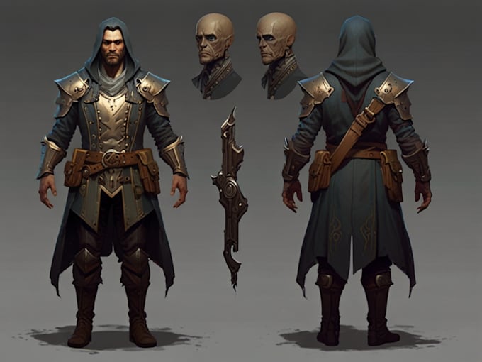 do concept art and character design