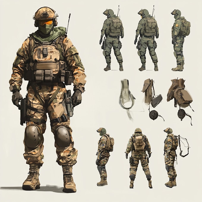 do character art, game fantasy and game character art