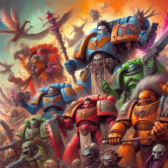 paint your warhammer 40k, sigma