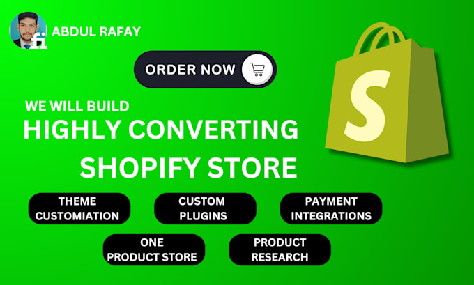 be your shopify expert developer launch passive income shopify store