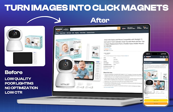 design CTR boost amazon hero image, main image, and amazon listing images