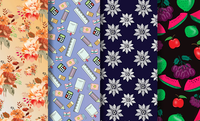 design seamless pattern for textiles, fabric, and wallpapers