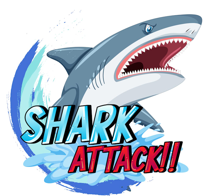 create eye catching modern shark logo
