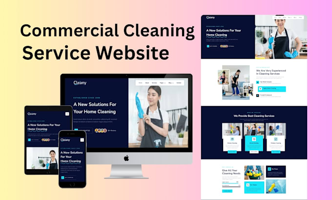 do wordpress cleaning or commercial service website design