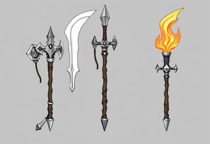 draw your prop or fantasy weapon designs
