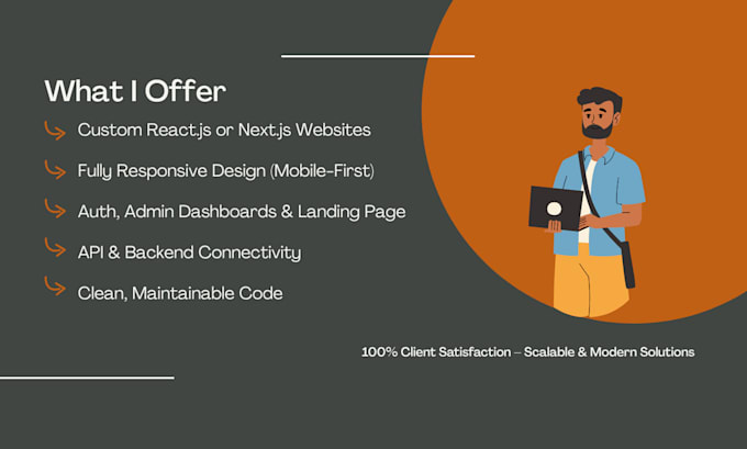 do website development as full stack web developer