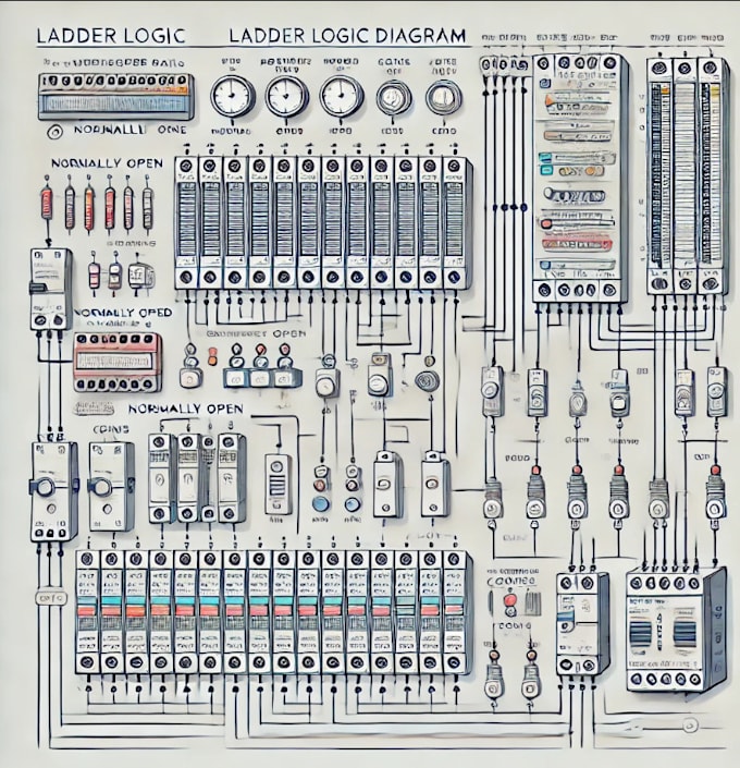 Do programing in ladder logic on tlp logixpro, rslogix, logo soft ...