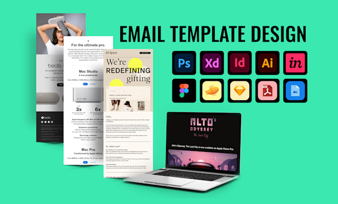 create a custom HTML email template or clickable email signature