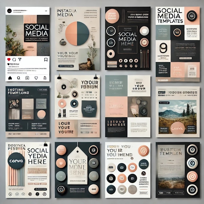 design posts, templates and recreate designs or documens