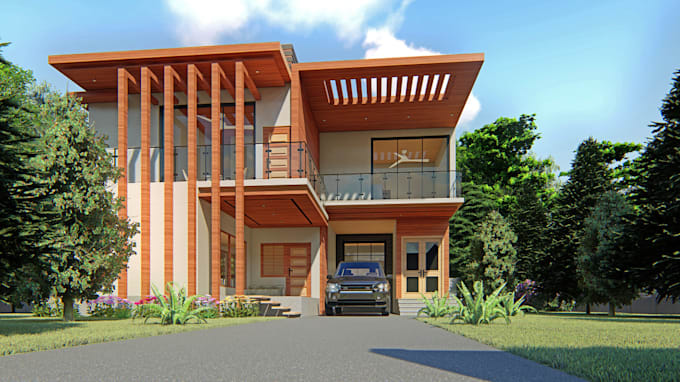 optimize 3d villa apartment,map render,3d landscape,cliffside,facade exterior