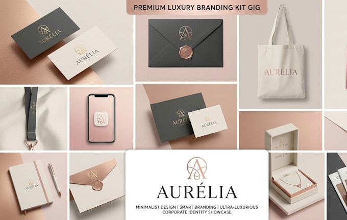 design a premium logo, brand identity, branding kit and brand style guide