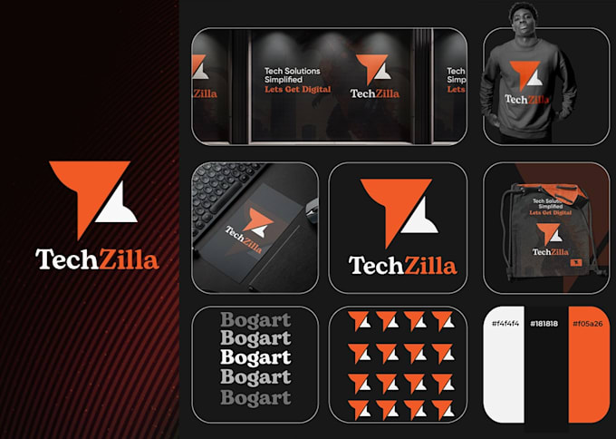 design a professional brand identity with logo guidelines
