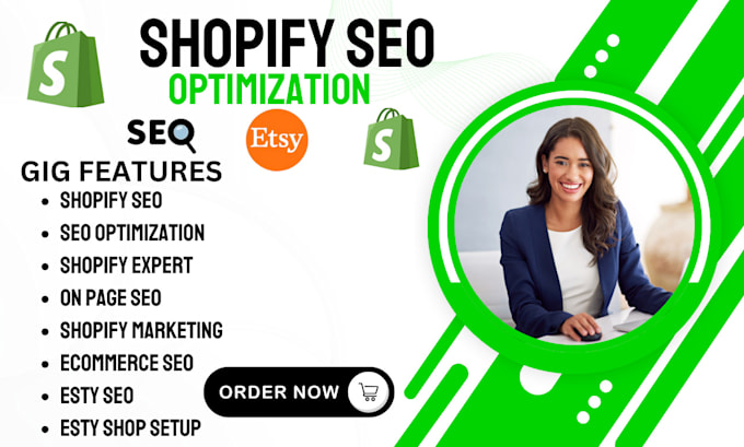 shopify expert website on page wordpress esty ecommerce seo optimization listing