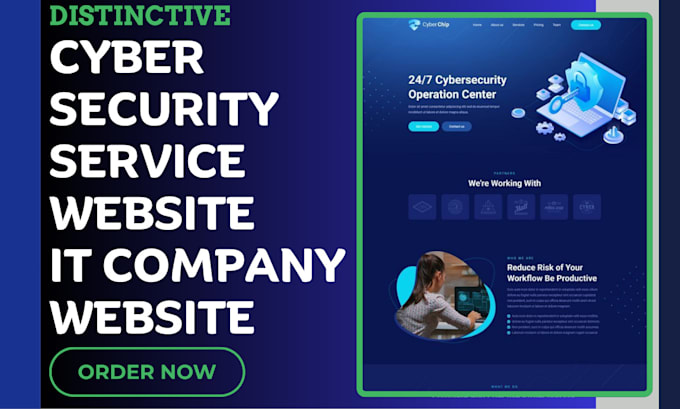 design cyber security website technology security website