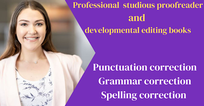 do punctuation, grammar, spelling correction and developmental editing books