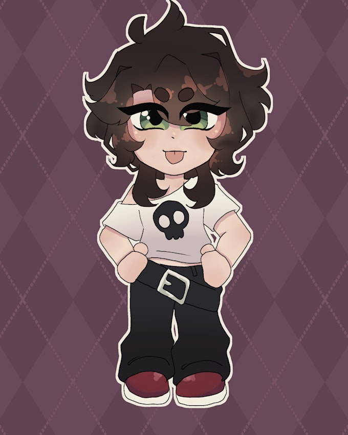 Draft Pfp Draw a character sheet or profile picture for you by Ryleeneedsanap ...