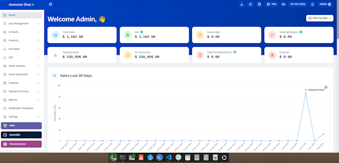 sell ready made erp pos inventory software