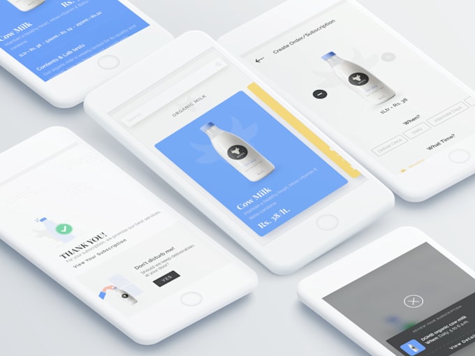 develop milk delivery app, on demand delivery app, tea delivery app