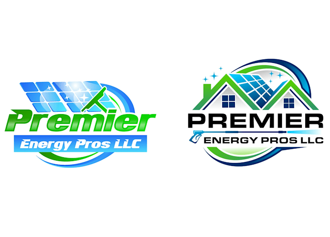 design wonderful solar cleaning logo