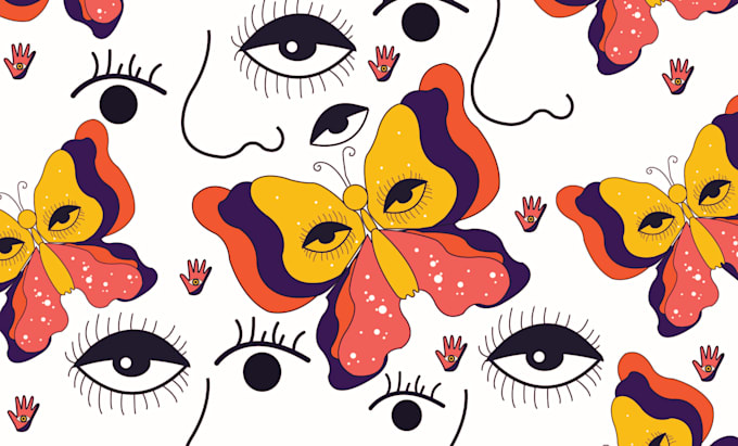create seamless customized pattern illustration