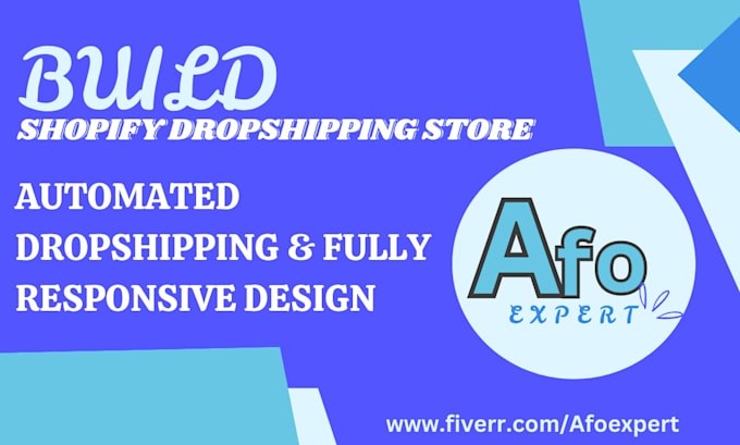 build a shopify dropshipping store design and redesign