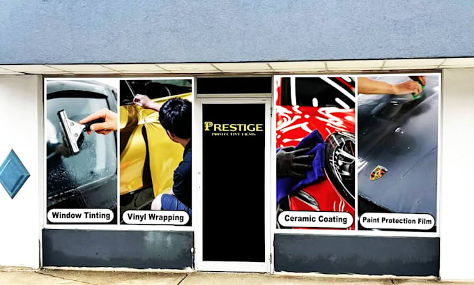 design shop front, store front, window graphics, window stickers, signage,decals