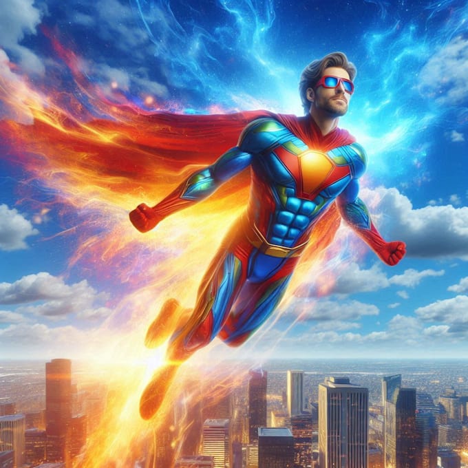 draw superhero character art