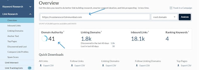 increase moz da, increase da 40 plus, increase da pa, increase website da dr ur