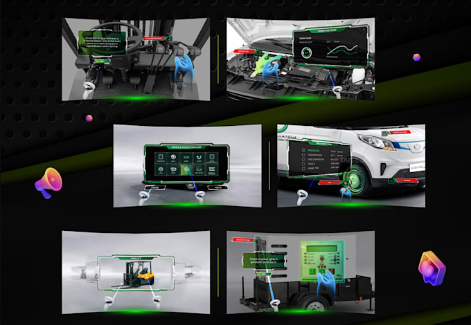 develop vr game or training experience, virtual reality applications development