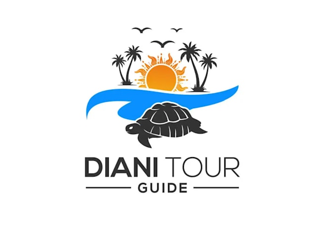 create a custom turtle logo design for you