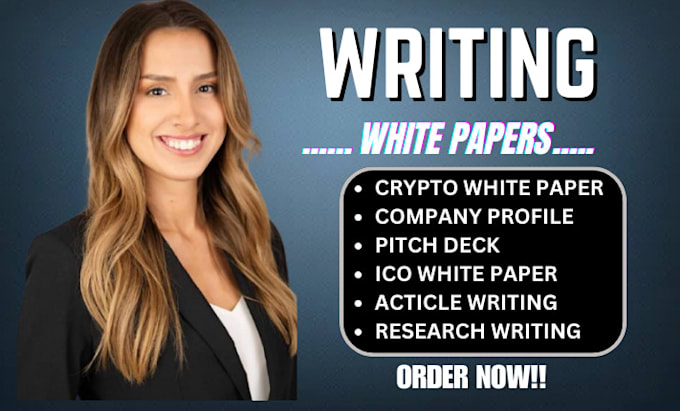 do white paper design crypto white paper white paper writing