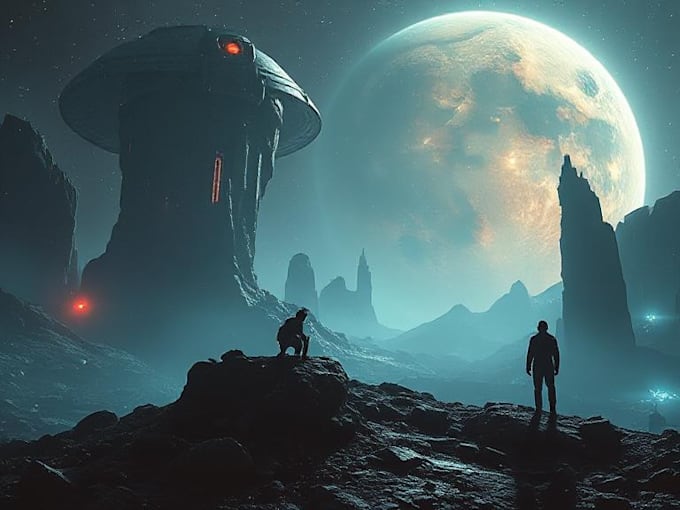 do sci fi concept scene