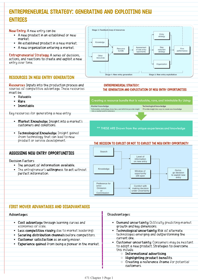 make detailed study guide and notes for your courses