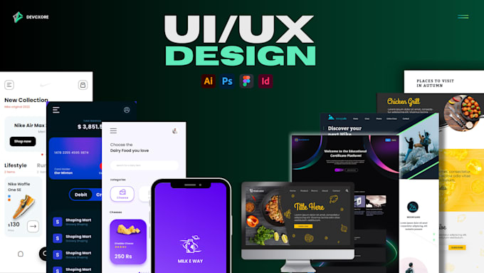 Stunning logo , uiux design ,marketing posters and custom graphics by ...