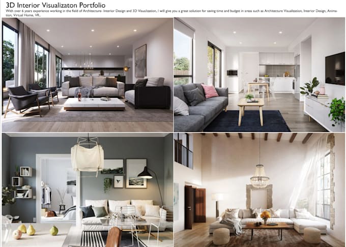 Create a realistic 3d rendering architecture by Jones_evelyn29 | Fiverr