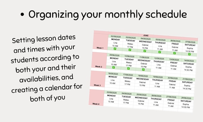 be your teaching assistant for french and polish lessons