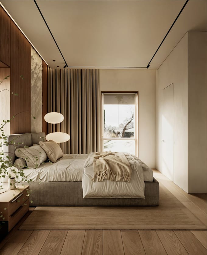 create realistic 3d interior rendering and visualization